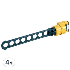 Dailin 善用空間縫隙衣架掛架 33.8 x 5 cm, 藍色, 4個