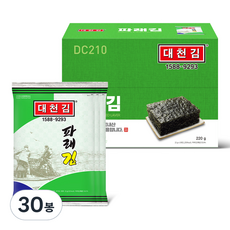 대천김 파래 전장김, 22g, 30봉