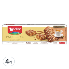 Loacker 萊佳哈斯 Grande Patisserie卡布奇諾威化餅, 100g, 4盒