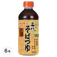 야마모리 나다이 일본 50년 전통 쯔유, 6개, 500ml