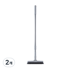 窄縫V型推桿清潔刷, 白色 + 灰色, 2個