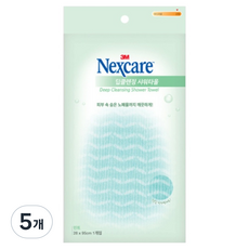 3M Nexcare 深層清潔沐浴巾, 薄荷, 1入, 5個