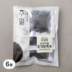 주일 국내산 무결점 진한국물 조각 미역귀, 50g, 6봉