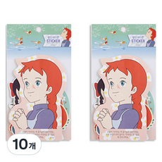Flyingwhales 紅髮安妮單片貼紙, 02 妖精, 10個