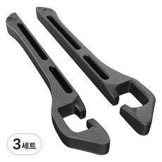 엠노블 우레탄 틈새 쿠션 2종 세트, 블랙, 3세트