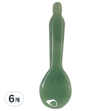 玉石刮痧板, 6個, 湯匙點(BJ5-5)