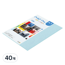 종이문화 프린트 프로 칼라복사지 No 16 스카이블루 120g, A3, 40개