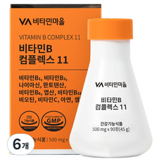 비타민마을 비타민B 컴플렉스11, 90정, 6개