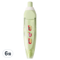 norns 蠟筆小新按壓式修正帶, 鱷魚裝扮, 6個