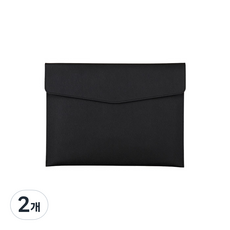 Ants 賽夫里諾 大容量皮革文件夾, 黑色, 2個