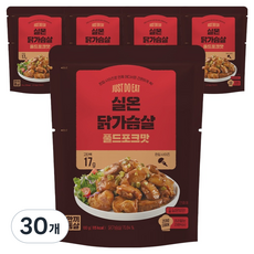 한끼통살 풀드포크맛 실온 닭가슴살, 30개, 100g