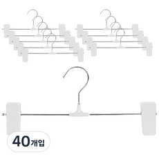 LIENO 防夾痕高級褲架, 白色, 40個