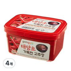 gomgom 日曬辣椒醬, 4盒, 1kg