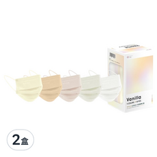 EYL'S 艾爾絲 平面醫用口罩, 香草奶油, 50片, 2盒