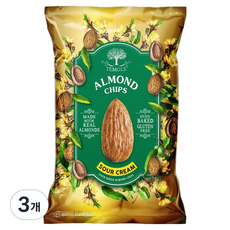 Temole 酸奶油味杏仁片, 3個, 40g