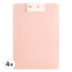 deLi 得力 果凍珠光塗層簡易文件夾板 A4 PE107, 4個, 隨機出貨