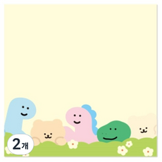 양지다이어리 와글와글 메모지, 투게더, 80매, 2개