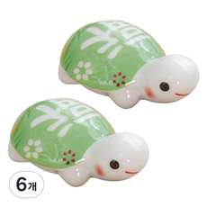 福龜筷架 5號, 6個, 混合色