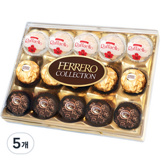 FERRERO ROCHER 金莎 精選巧克力15入, 162g, 5個