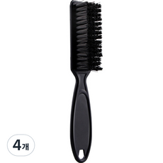 MANTULKITZZ 美髮沙龍專用刮鬍起泡刷 黑色, 4個, 1入