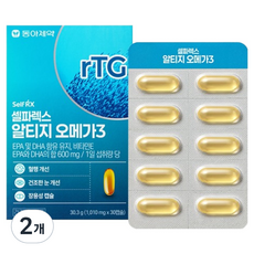 Selfrx rTG Omega-3, 30.3g, 2個