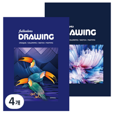 fullcolors 可撕式專家用素描本 200g 隨機出貨, 5開, 16張, 4個