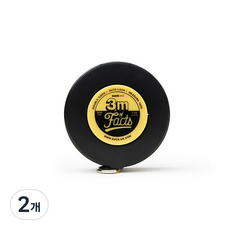 썩유케이 팩트 피팅 다이어트 일반 줄자, 300cm, 2개