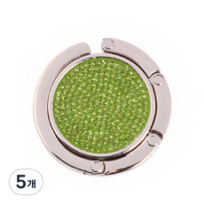 알로데 블링 큐빅 접이식 휴대용 가방걸이, A-002, 5개