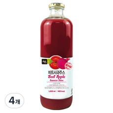 호재준 비트사과주스, 1L, 4개