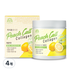 MYM 피치콜 콜라겐 레몬맛, 200g, 4개