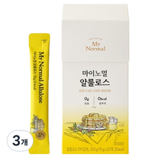 마이노멀 저당 저칼로리 Zero 알룰로스 스틱 20p, 300g, 3개
