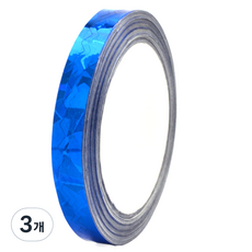 ELP KOREA Eko 鋸齒形美甲線條膠帶, 藍色, 3個