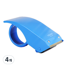 블랙스완 강력한 테이프 커터, 블루, 4개