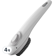 꼬까 큐티 고래 청소 브러쉬, 화이트, 4개