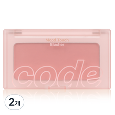 Code Glokolor 怦然心動絲柔腮紅 4g, 06 Chiffon Rose, 2個