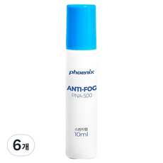 피닉스 김서림방지 안티포그액 PNA-500 스펀지형, 10ml, 6개