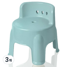 DearMomo 沐浴靠背椅, 3個, 藍色