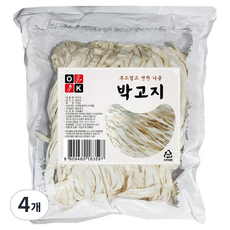 오케이식품 박고지, 4개, 100g