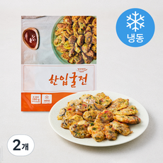정감밥상 한입 굴전 (냉동), 280g, 2개