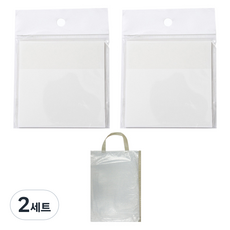 MaDaKkuMi 錯題筆記便利貼 M 50張 x 2入, 透明(便條紙), 隨機出貨(收納袋), 2套