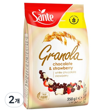 Sante 白巧克力 & 草莓格蘭諾拉, 350g, 2個