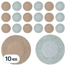 Good Nation 男士用堅固胸貼 10片 x 2款組合 白色 + 膚色, 10個