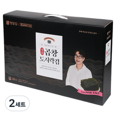 정담김 지편한세상 곱창도시락김 5g x 20p 선물세트, 2세트