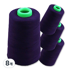 縫紉線 60S/3 5000m, 0523深紫色, 8入