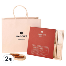 MARCO'S 杏仁牛奶巧克力 10入 + 提袋, 200g, 2個