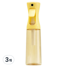 오템 안개 분사 분무기 스프레이 300ml, 노랑, 3개