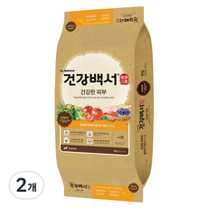 건강백서 강아지 건강한 피부 기능성 사료, 피부/피모+알러지, 6kg, 2개 피부/피모+알러지, 6kg, 2개