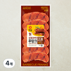백설 숯불갈비맛 후랑크, 120g, 4개