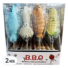 BBQ 棉花糖 4種 x 4入 套組, 2套, 480g