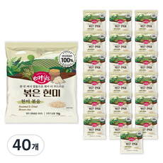 DOORI DOORI Ethers熱風烤韓國炒糙米, 14g, 40包